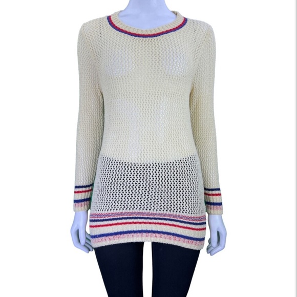 Isabel Marant Open Crochet Knit Chenille Long Sweater - Picture 15 of 16